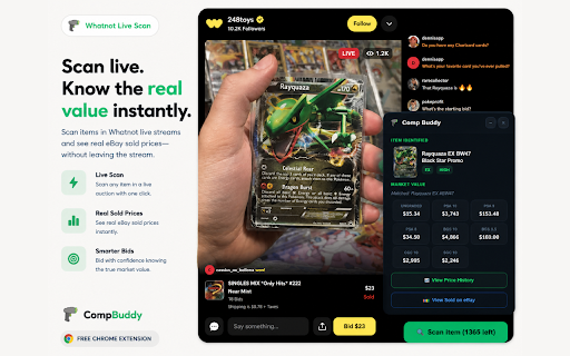 Comp Buddy - Instant Comps When Buying Live screenshot