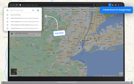 Free Route Planner for Google Maps screenshot