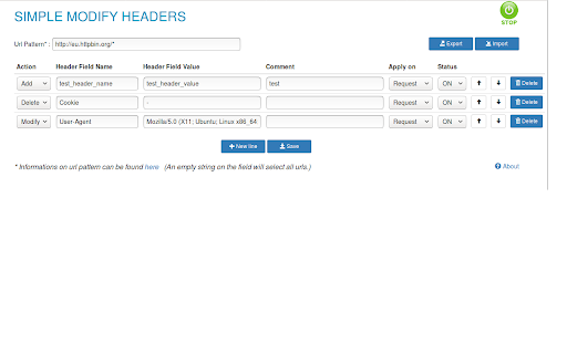 simple-modify-headers screenshot