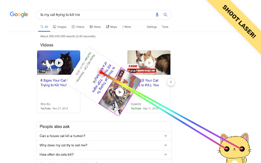 Laser Cat screenshot