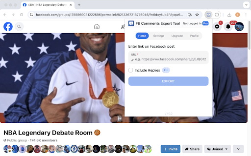 Comments Exporter screenshot