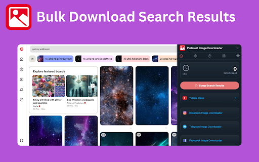 Pinterest Images Downloader screenshot