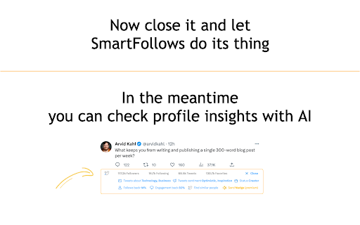 TweetPeek AI - Grow Twitter with Real People! screenshot