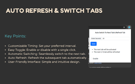 Auto Refresh & Switch Tabs screenshot