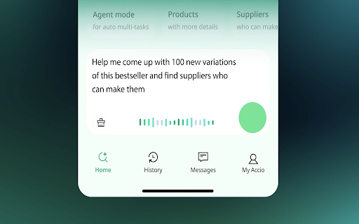 Accio - Alibaba.com AI Agent screenshot