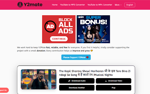 Y2mate - YouTube Downloader screenshot
