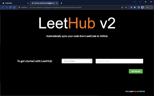 LeetHub v2 screenshot