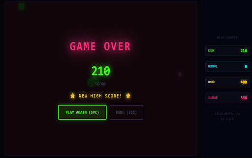 Neon Serpent — Snake Evolved screenshot