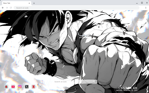 Dragon Ball Manga Style Goku Live Wallpaper screenshot
