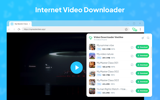 Video Downloader VeeVee screenshot