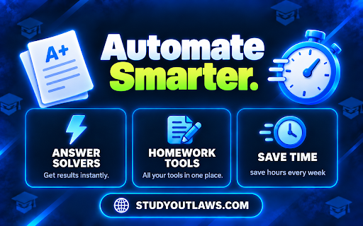 Study Outlaws – Homework & Answer Tools screenshot