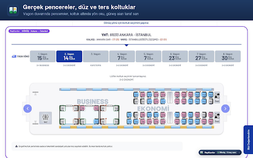 RayKonfor — Tren Koltuk Asistanı screenshot