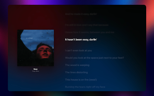 Better Lyrics (Lyrics for Youtube Music) screenshot
