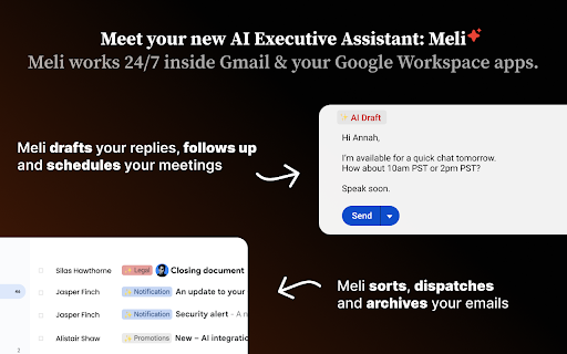 Gmelius: Shared Inboxes & AI Email Assistants for Gmail screenshot
