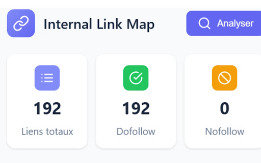 Internal Link Map screenshot