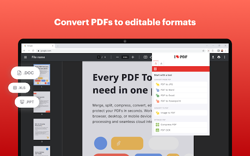 Online PDF tools | ilovepdf.com screenshot
