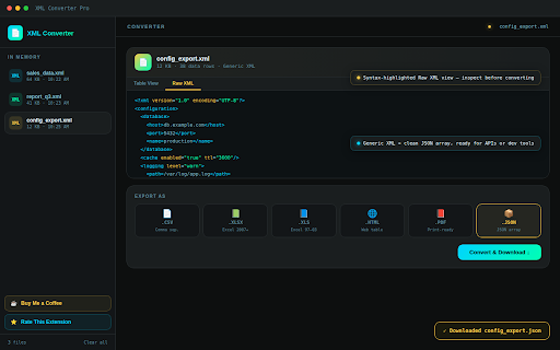 XML Converter Pro screenshot
