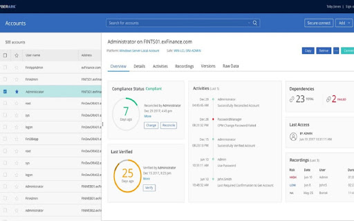 Cyber-Ark Clipboard Extension screenshot