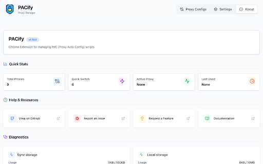 PACify | The Proxy Manager screenshot