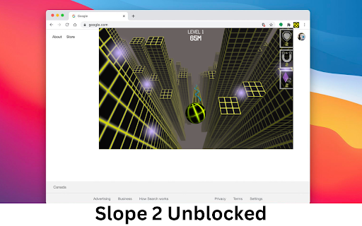 Slope 2 Unblocked Game screenshot
