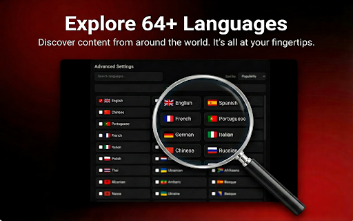 YuLaF – YouTube Language Filter. Language Immersion & Focus screenshot