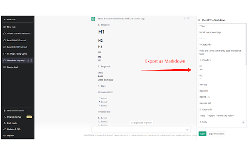 ExportGPT: Export ChatGPT Conversation screenshot
