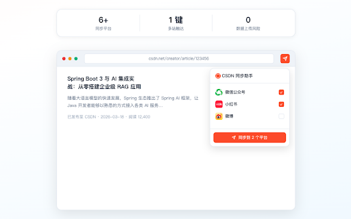 CSDN同步助手 screenshot