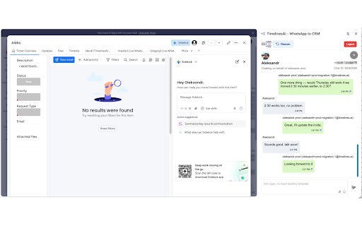 TimelinesAI - WhatsApp to CRM screenshot