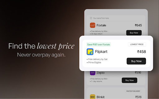 Flash AI -  Unbiased Reviews. Lowest Prices screenshot