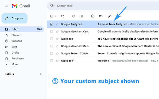 Change Subject Line for Gmail screenshot