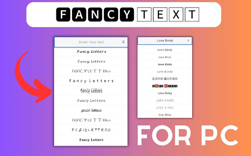 Fancy Text Generator For Pc,Windows and Mac screenshot