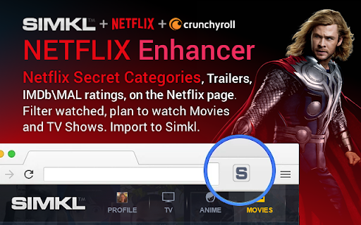 Enhancer for Netflix, Crunchyroll, etc screenshot