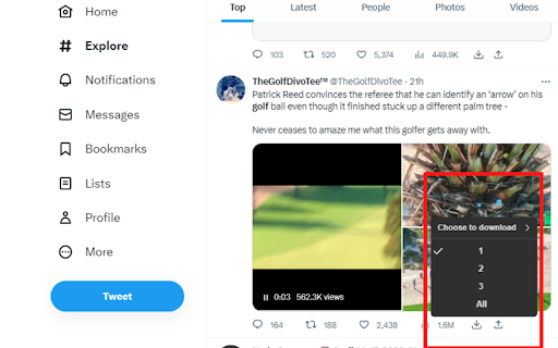 Twitter To Mp4 Downloader screenshot