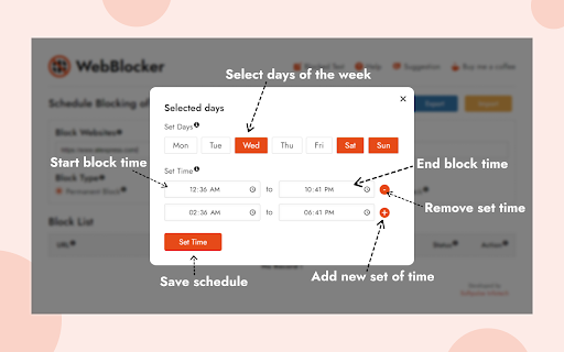 Website Blocker — Block Sites, Focus Timer & Productivity Tools screenshot
