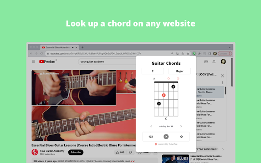 GuitarApp - Chord Chart screenshot