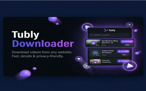 Tubly Downloader screenshot