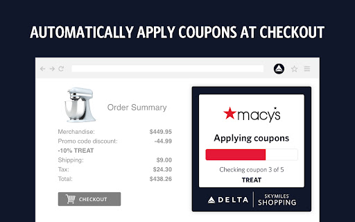 Delta Air Lines SkyMiles® Shopping℠ screenshot