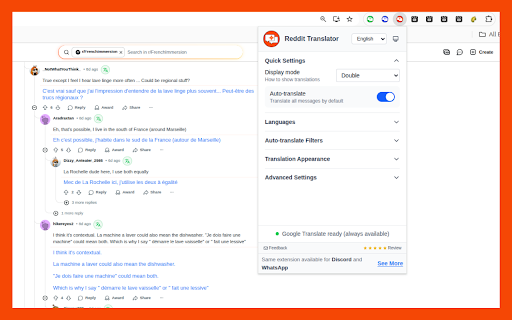 Better Translator for Reddit™: Threads, Comments & AI screenshot