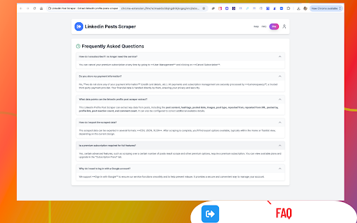 Posts Scraper: Export posts from X, FB, Threads, Bluesky screenshot