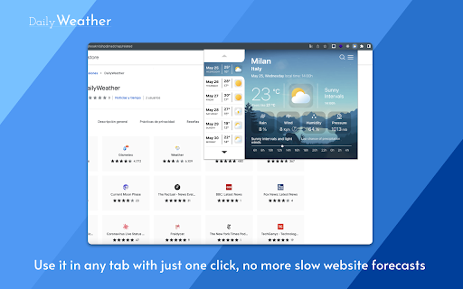 Daily Weather Forecast screenshot