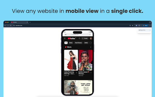 Free Mobile Simulatore - Responsiveness testing screenshot