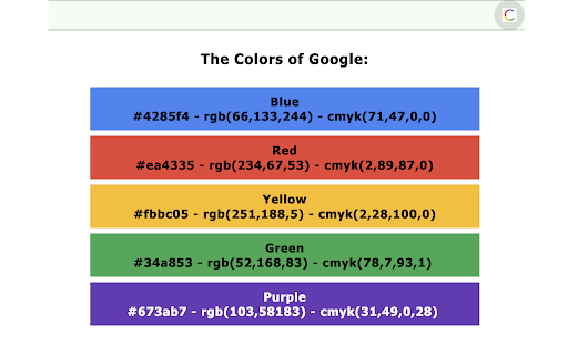 The Color Palette screenshot