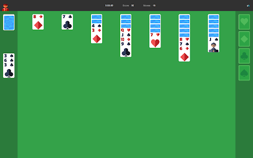 Doodle Solitaire Game Google Chrome screenshot