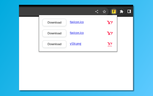 Favicon Explorer screenshot
