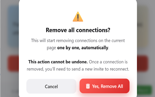 Linkedin Connection Cleaner 2026 screenshot
