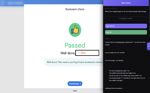 Solver for Sparx screenshot