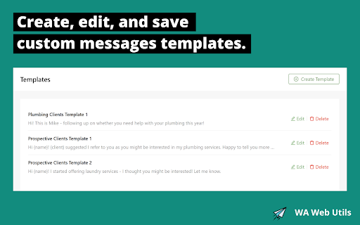WA Web Utils - Message Sender screenshot