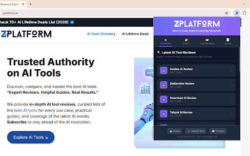 ZPlatform.ai - AI Tools & Deals screenshot