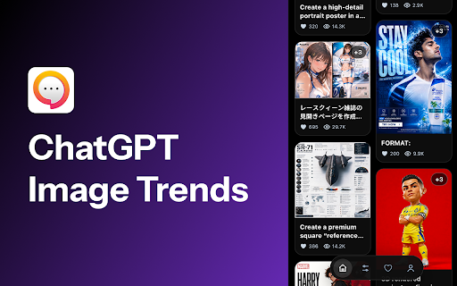 ChatGPT Image Trends screenshot