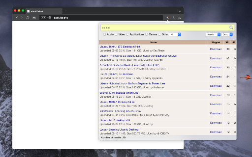 The Pirate Bay Torrent Search screenshot
